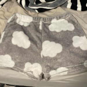 Women’s fluffy pj shorts